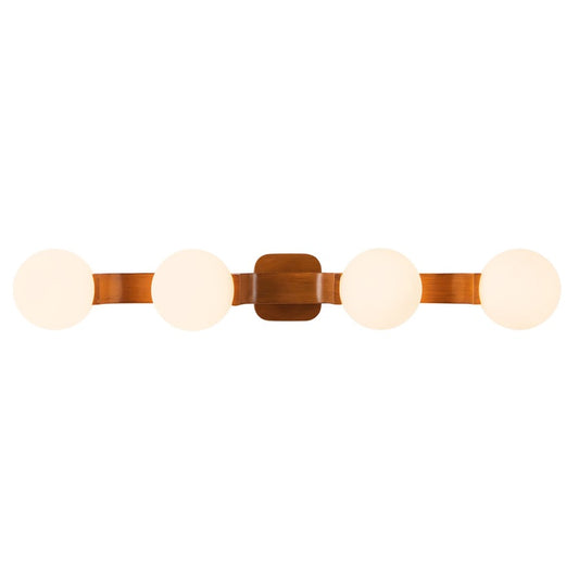 Kuzco Briar 34" Brown Bathroom Vanity Light, Teak - VL11534-TK