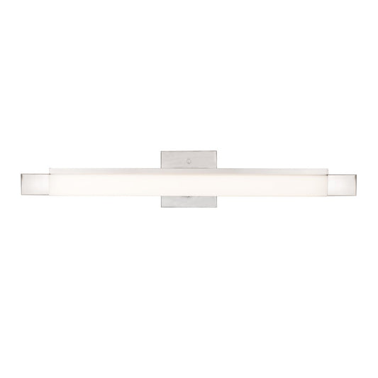 Kuzco Soho 27" LED Vanity, Brushed Nickel/White Acrylic Diffuser - VL13424-BN