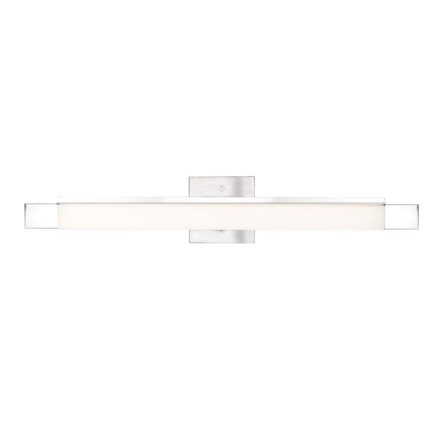 Kuzco Soho 27" LED Vanity, Chrome/White Acrylic Diffuser - VL13424-CH