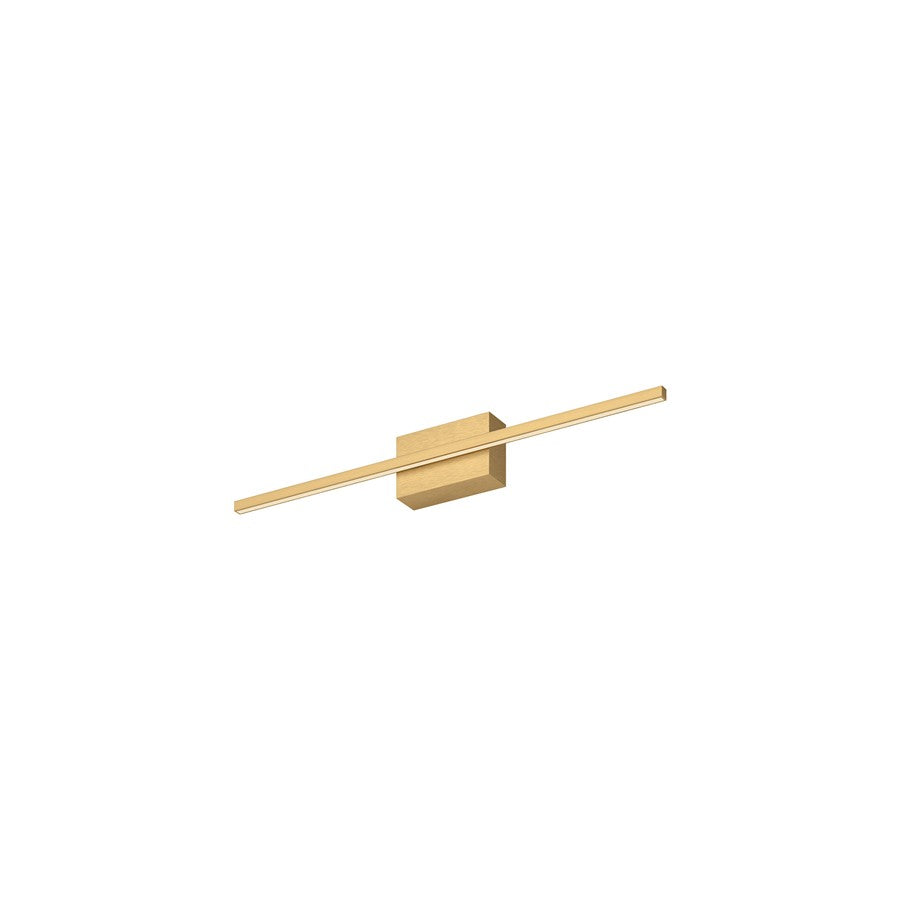 Kuzco Vega Minor LED 24" Vanity Light, Brushed Gold