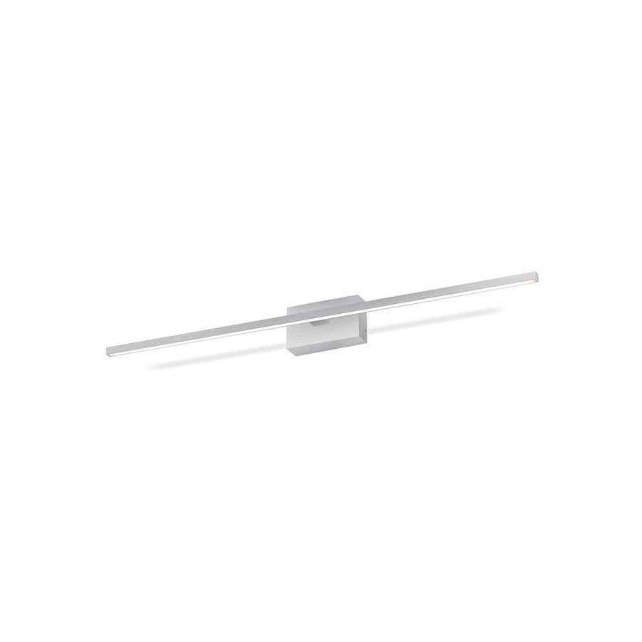 Kuzco Vega Minor 36" LED Vanity, Nickel/White Acrylic Diffuser - VL18236-BN