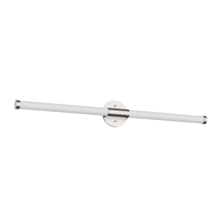 Kuzco Akari 36" LED Vanity, Brushed Nickel/Frosted Acrylic Diffuser - VL18536-BN