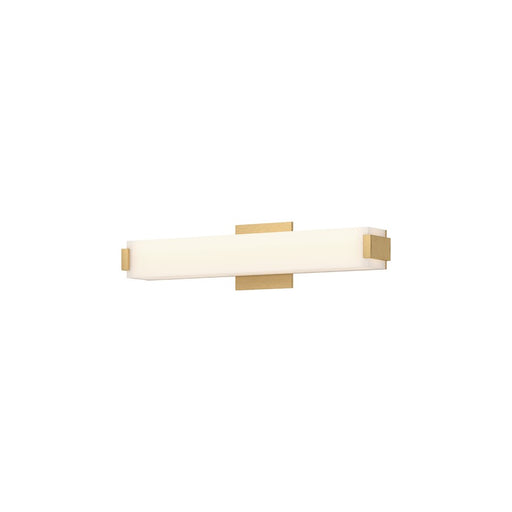 Kuzco Latitude 21" LED Vanity, Brushed Gold/White Acrylic Diffuser - VL47221-BG