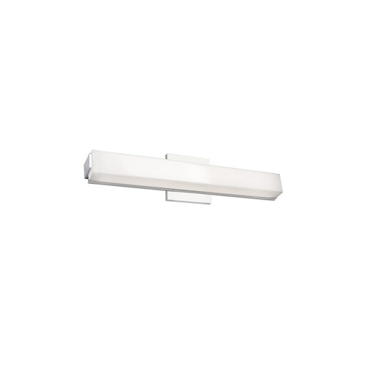 Kuzco Latitude 21" LED Vanity, Chrome/White Acrylic Diffuser - VL47221-CH