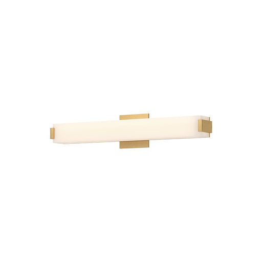 Kuzco Latitude 25" LED Vanity, Brushed Gold/White Acrylic Diffuser - VL47225-BG