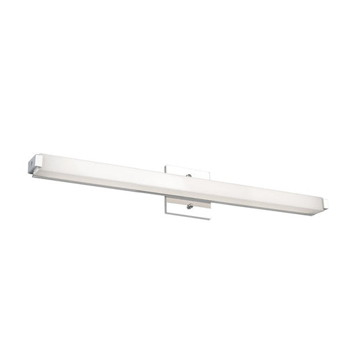 Kuzco Latitude-Slim 25" LED Vanity, Chrome/White Acrylic Diffuser - VL4725-CH