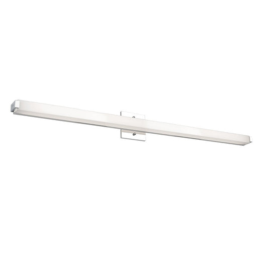 Kuzco Latitude-Slim 37" LED Vanity, Chrome/White Acrylic Diffuser - VL4737-CH