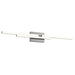 Kuzco Anello Minor 38" LED Vanity, Nickel/Frosted Acrylic Diffuser - VL52738-BN