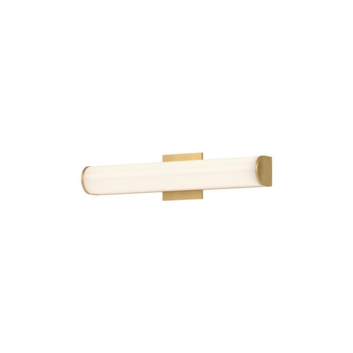 Kuzco Longitude 20" LED Vanity, Brushed Gold/White Acrylic Diffuser - VL61220-BG