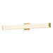 Kuzco Longitude 36" LED Vanity, Brushed Gold/White Acrylic Diffuser - VL61236-BG