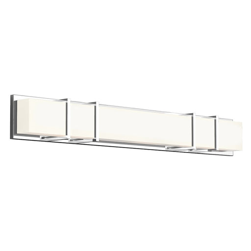Kuzco Alberni 38" LED Vanity, Chrome/Acrylic/Frosted Interior - VL61638-CH