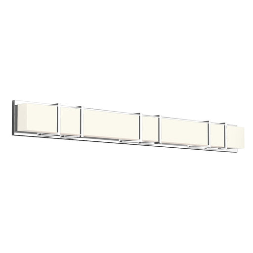 Kuzco Alberni 50" LED Vanity, Chrome/Acrylic/Frosted Interior - VL61650-CH