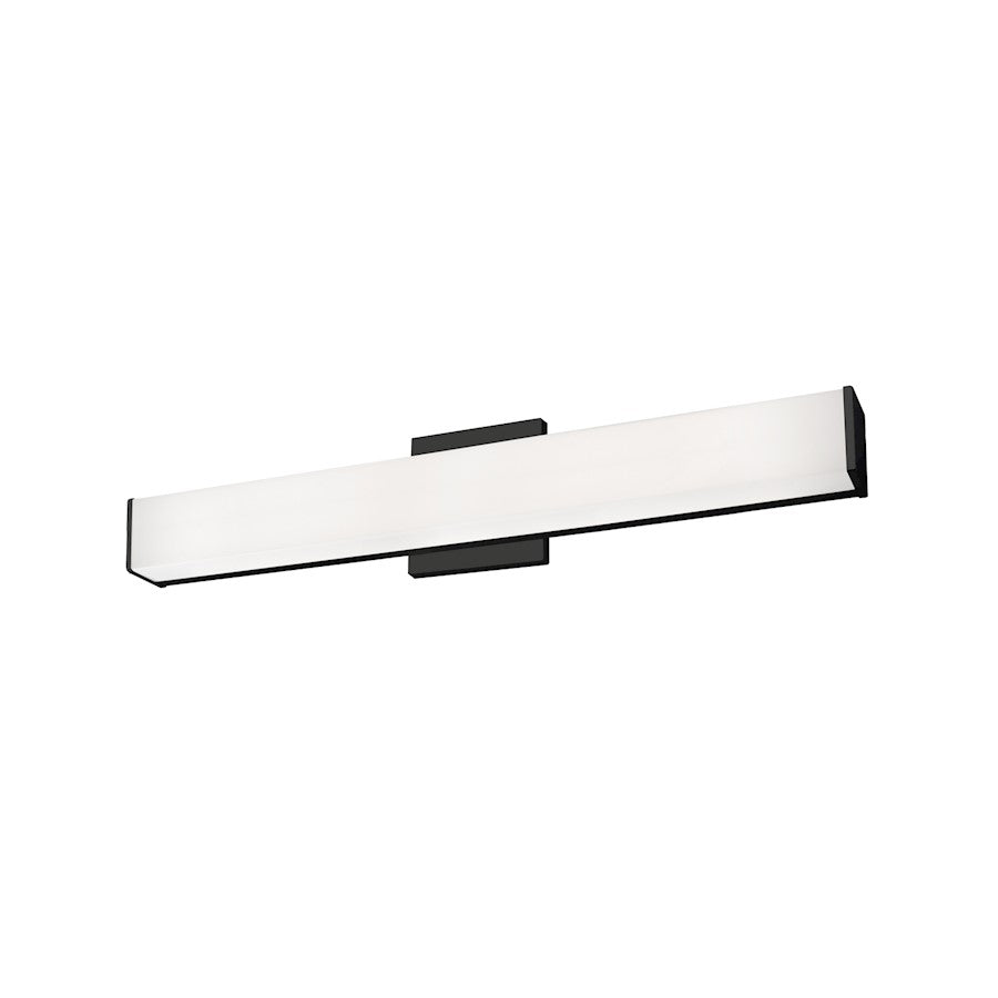 Kuzco Jane 24" LED Vanity, Black/White Acrylic Diffuser - VL62224-BK