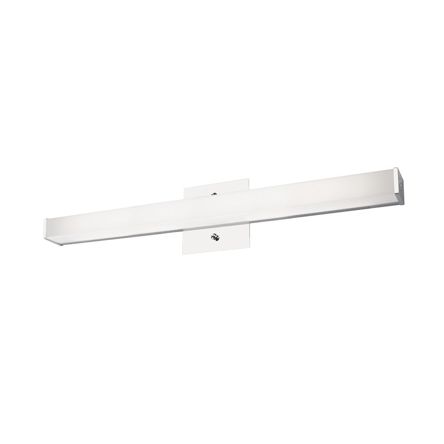 Kuzco Jane-Slim 24" LED Vanity, Chrome/White Acrylic Diffuser - VL6224-CH