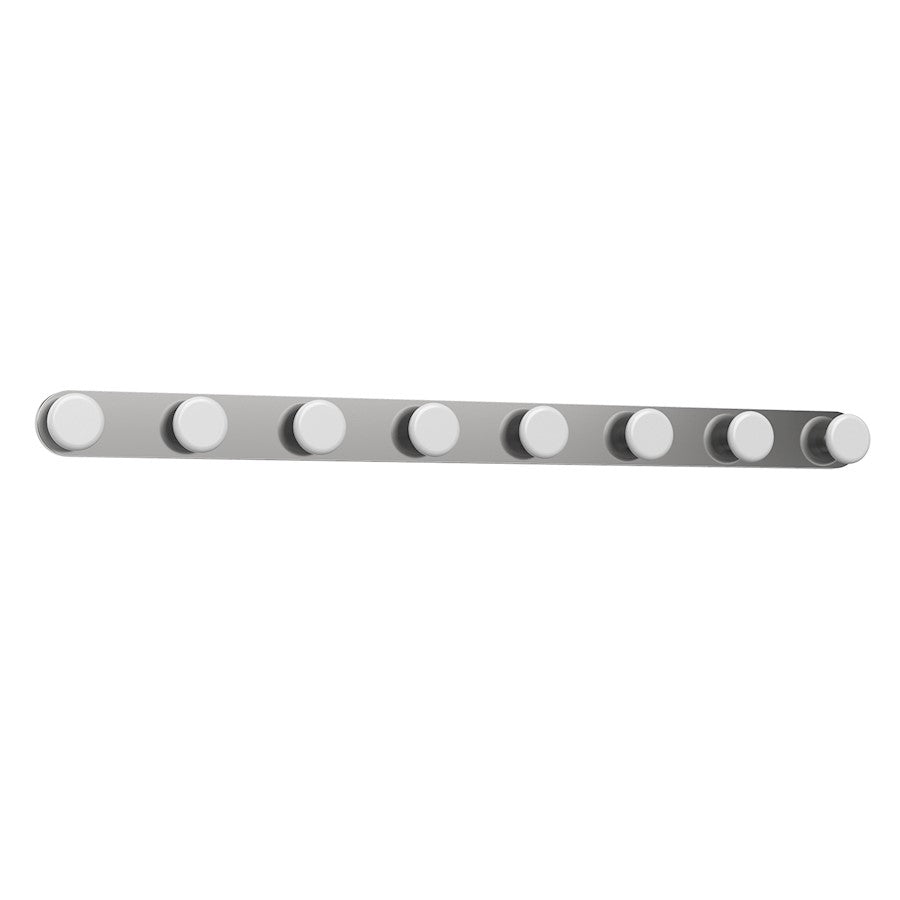 Kuzco Rezz 36" LED Vanity, Brushed Nickel/Opal - VL63436-BN