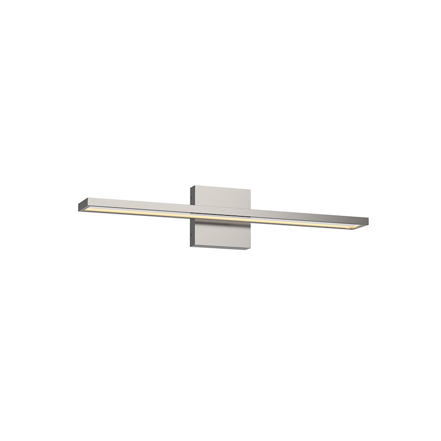 Kuzco Brio 24" LED Vanity, Brushed Nickel/Acrylic Guide - VL63624-BN