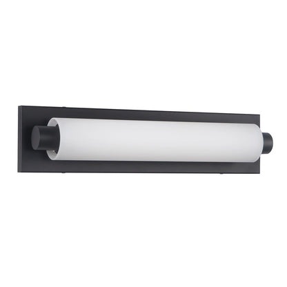Kuzco Charleston 19" Black Dimmable LED Bathroom Vanity Light, Black