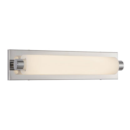 Kuzco Charleston 19" Silver Dimmable LED Bathroom Vanity Light, Chrome