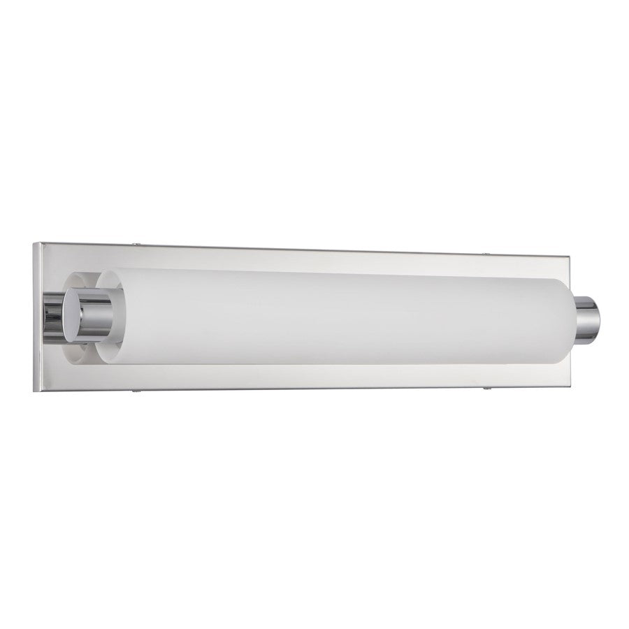 Kuzco Charleston 19" Silver Dimmable LED Bathroom Vanity Light, Chrome