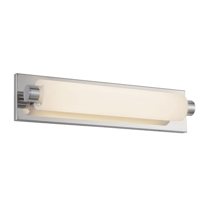 Kuzco Charleston 19" Silver Dimmable LED Bathroom Vanity Light, Chrome