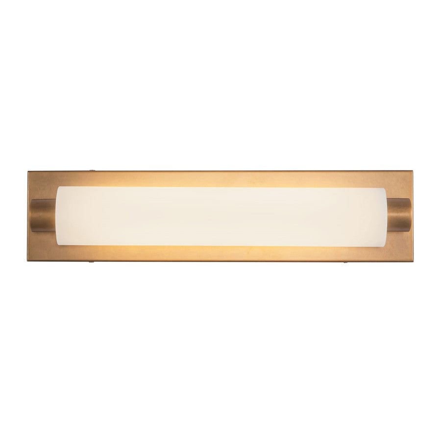 Kuzco Charleston 19" Brass Dim LED Vanity Light, Vintage Brass - VL7518-VB