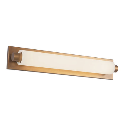 Kuzco Charleston 24" Brass Dimmable LED Vanity Light, Vintage Brass
