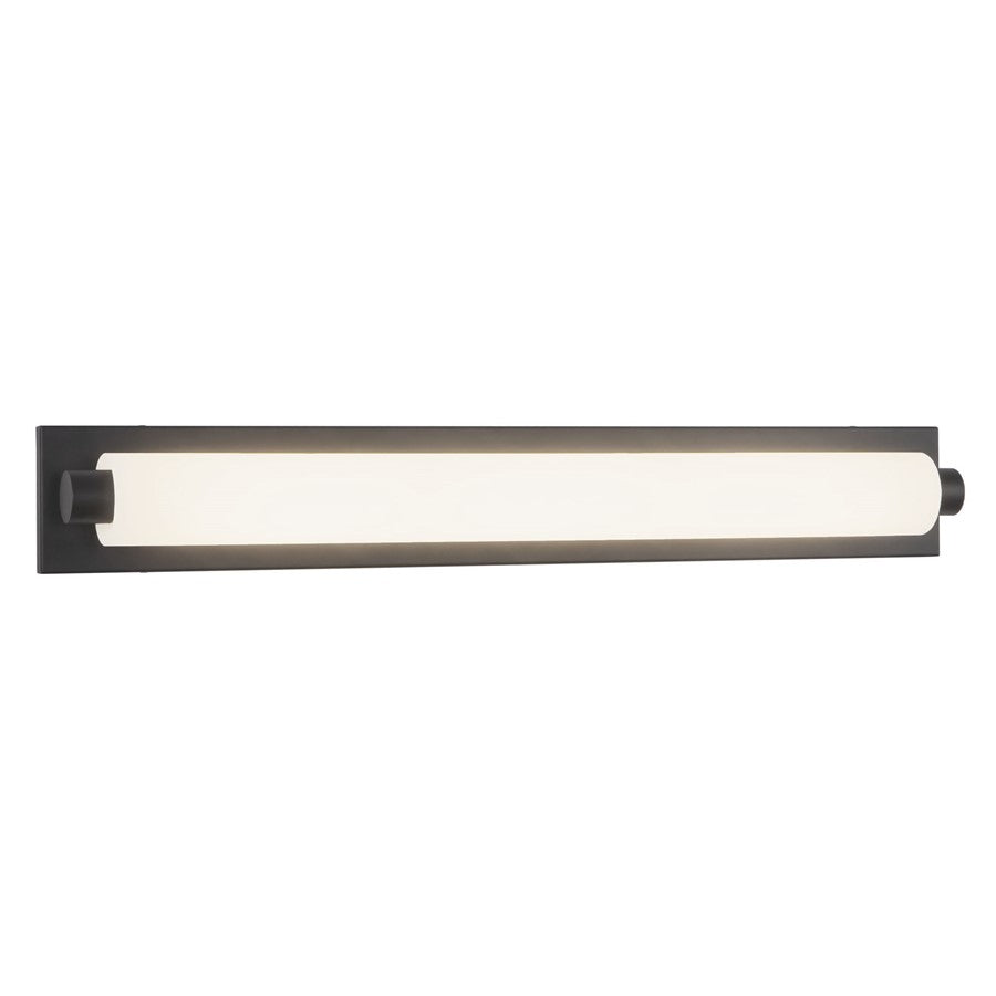 Kuzco Charleston 31" Black Dimmable LED Bathroom Vanity Light, Black