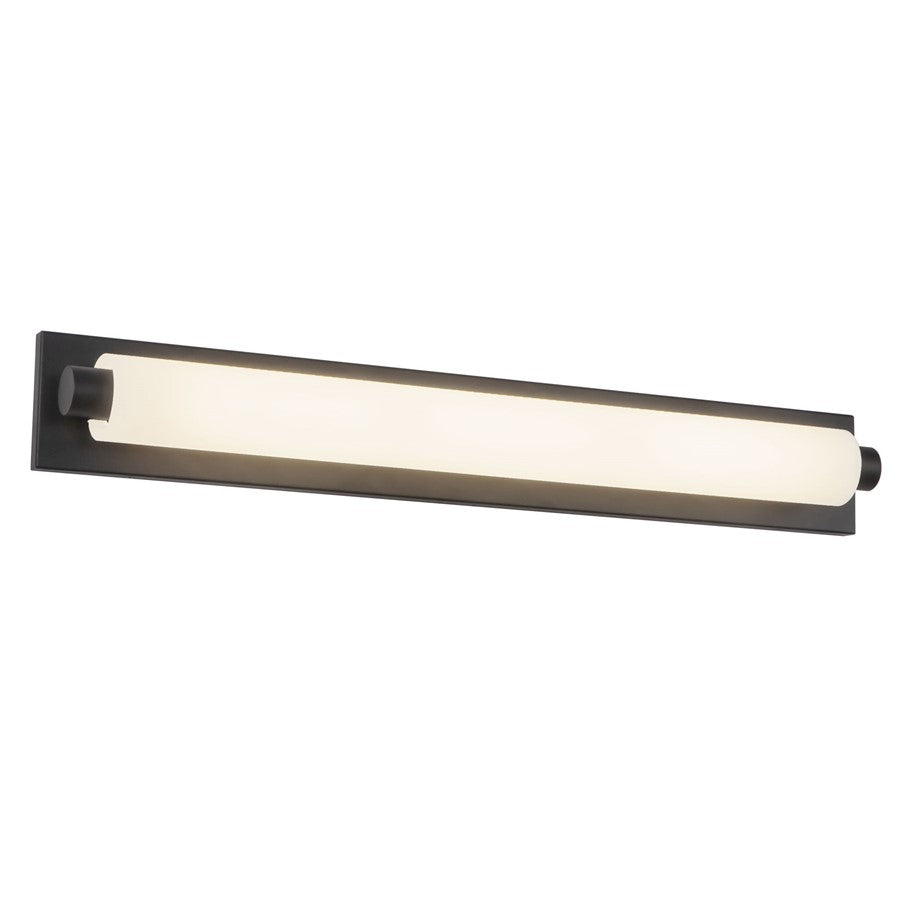 Kuzco Charleston 31" Black Dimmable LED Bathroom Vanity Light, Black