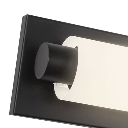 Kuzco Charleston 31" Black Dimmable LED Bathroom Vanity Light, Black