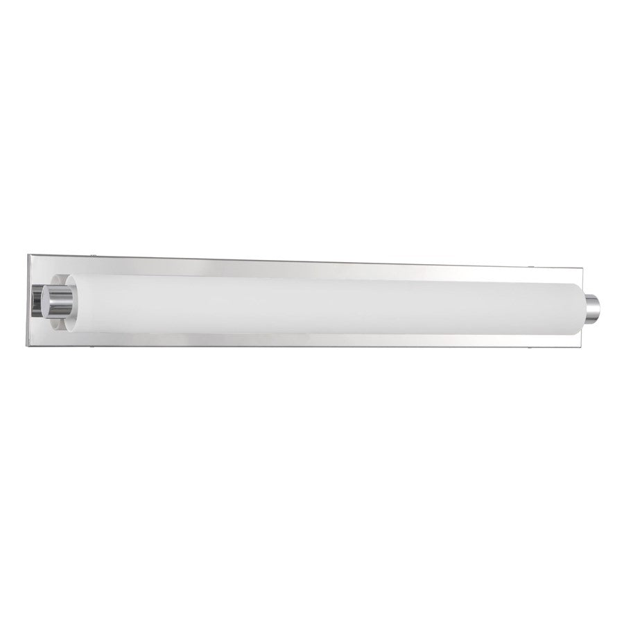 Kuzco Charleston 31" Silver Dimmable LED Bathroom Vanity Light, Chrome