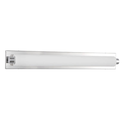 Kuzco Charleston 31" Silver Dimmable LED Bathroom Vanity Light, Chrome