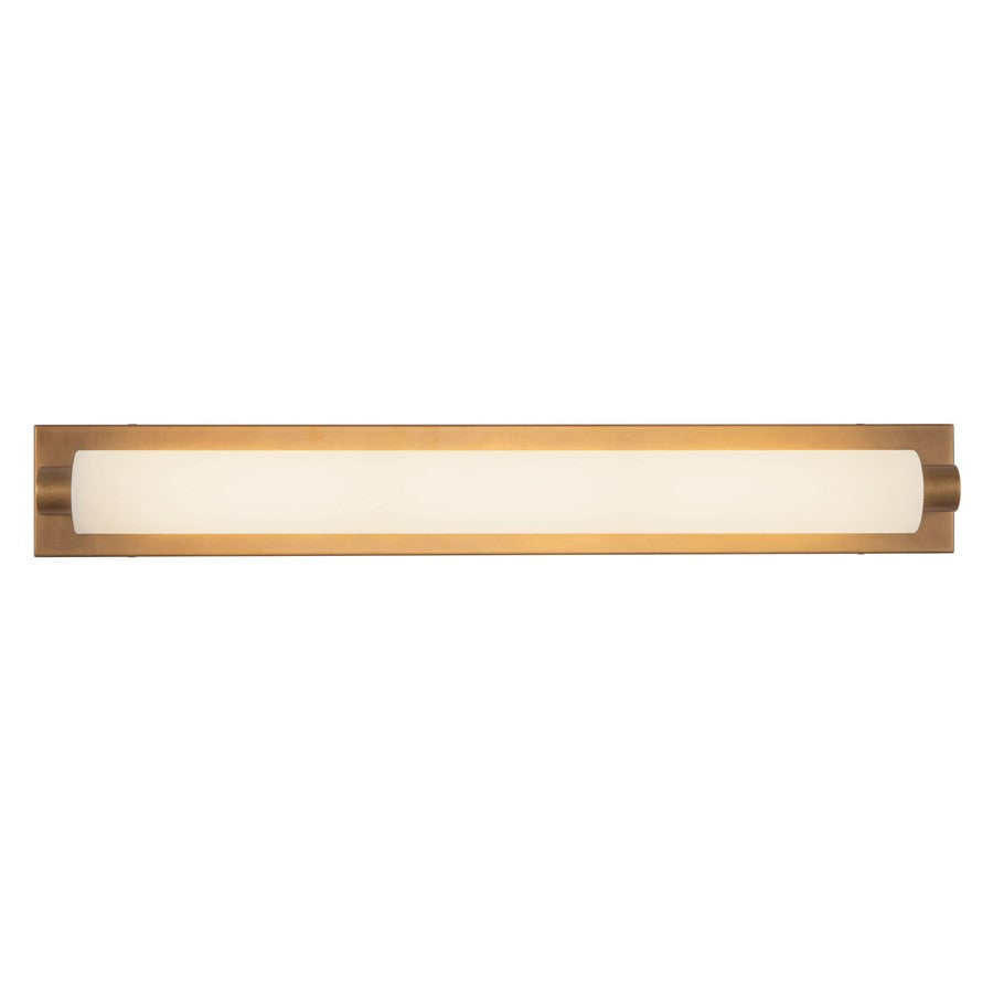 Kuzco Charleston 31" Brass Dim LED Vanity Light, Vintage Brass - VL7530-VB