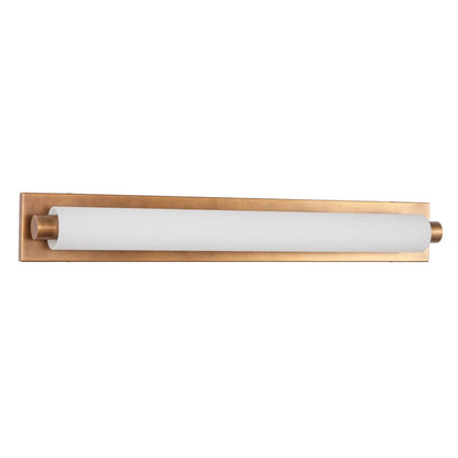 Kuzco Charleston 31" Brass Dimmable LED Vanity Light, Vintage Brass