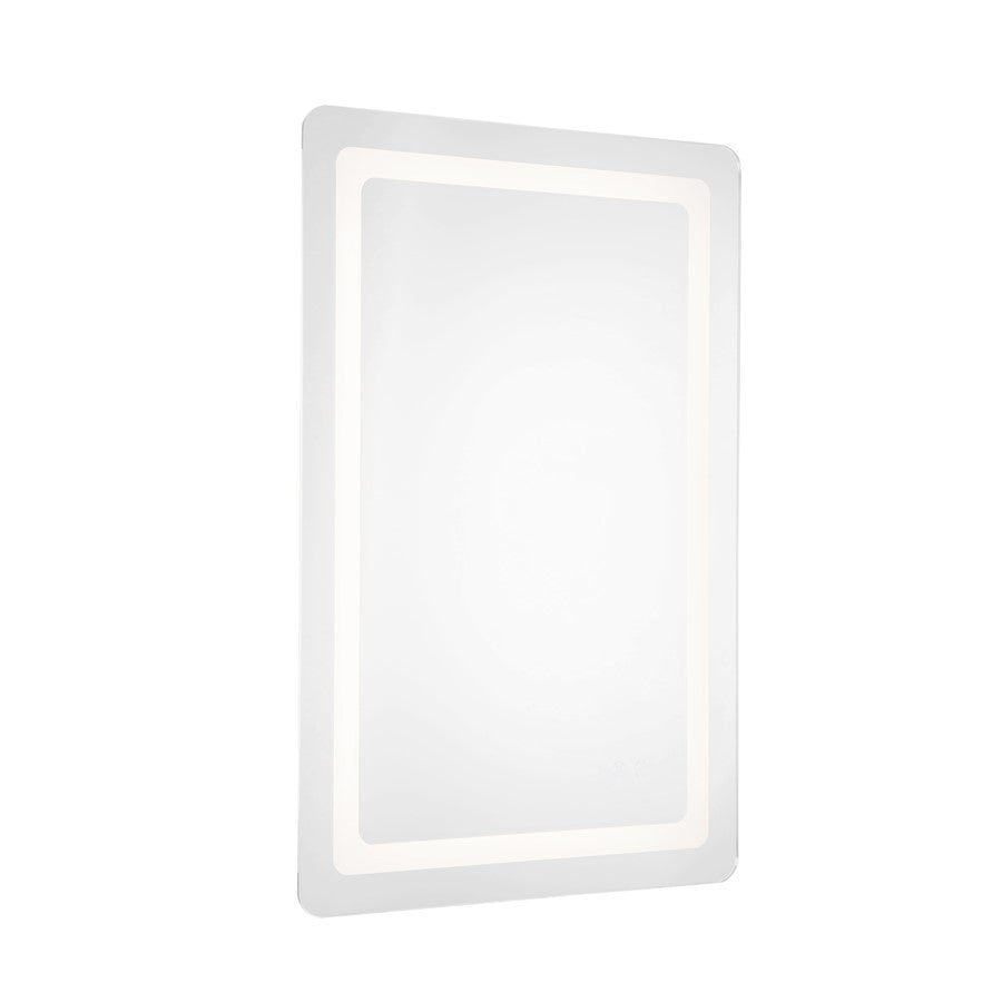 Kuzco Seneca 24" LED Vanity Mirror, Sandblasted Merc Edge