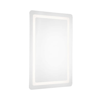 Kuzco Seneca 24" LED Vanity Mirror, Sandblasted Merc Edge