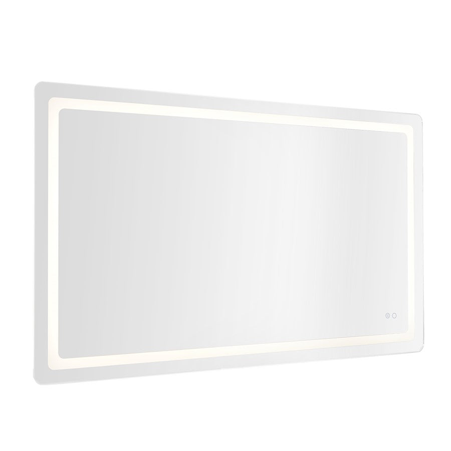 Kuzco Seneca 60" LED Vanity Mirror, Sandblasted Merc Edge