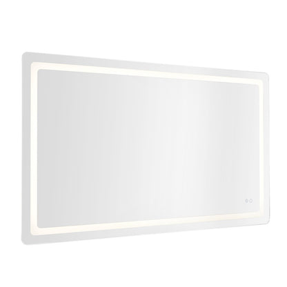 Kuzco Seneca 60" LED Vanity Mirror, Sandblasted Merc Edge