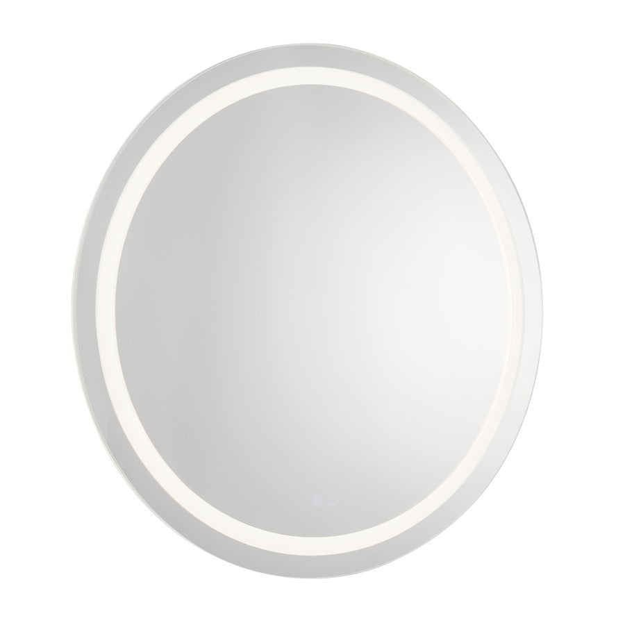 Kuzco Hillmont 40" LED Vanity Mirror, Sandblasted Merc Edge