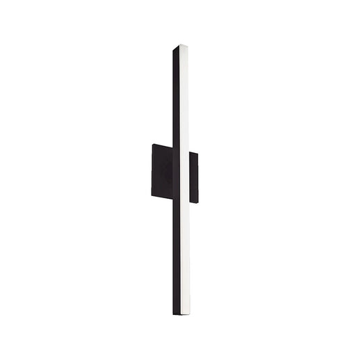 Kuzco Vega 24" LED Wall Sconce, Black/White Acrylic Diffuser - WS10324-BK