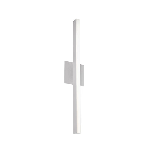 Kuzco Vega 24" LED Wall Sconce, Nickel/White Acrylic Diffuser - WS10324-BN