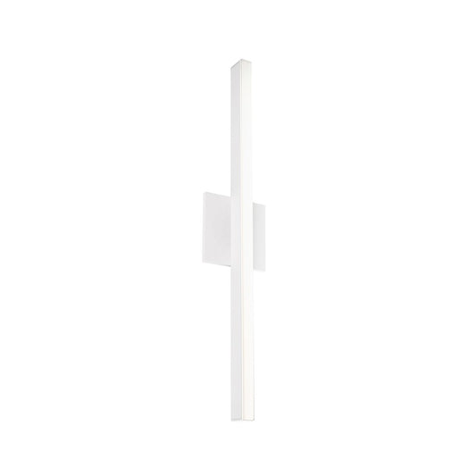 Kuzco Vega 24" LED Wall Sconce, White/White Acrylic Diffuser - WS10324-WH