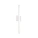 Kuzco Vega 24" LED Wall Sconce, White/White Acrylic Diffuser - WS10324-WH