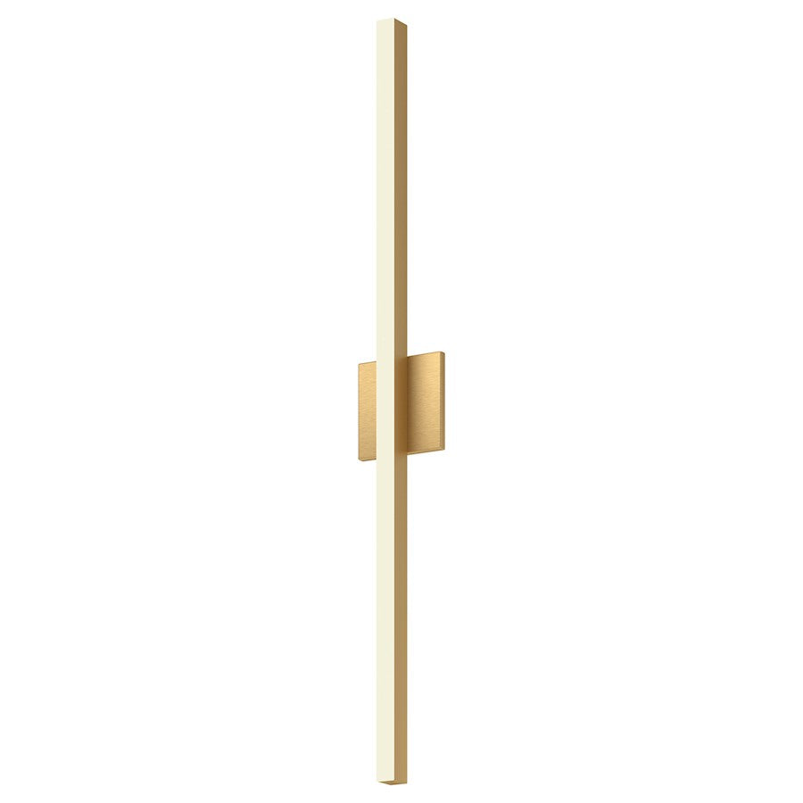 Kuzco Vega 36" LED Wall Sconce, Brushed Gold/White Acrylic Diffuser - WS10336-BG