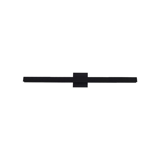 Kuzco Galleria 23" LED Wall Sconce, Black/White Acrylic Diffuser - WS10423-BK