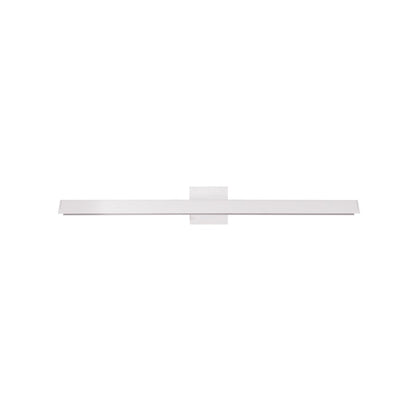 Kuzco Galleria 23in 1-Light Wall Sconce | Modern White Aluminum and White Acrylic Diffuser | Hallway & Art Light | Model WS10423-WH-2700K