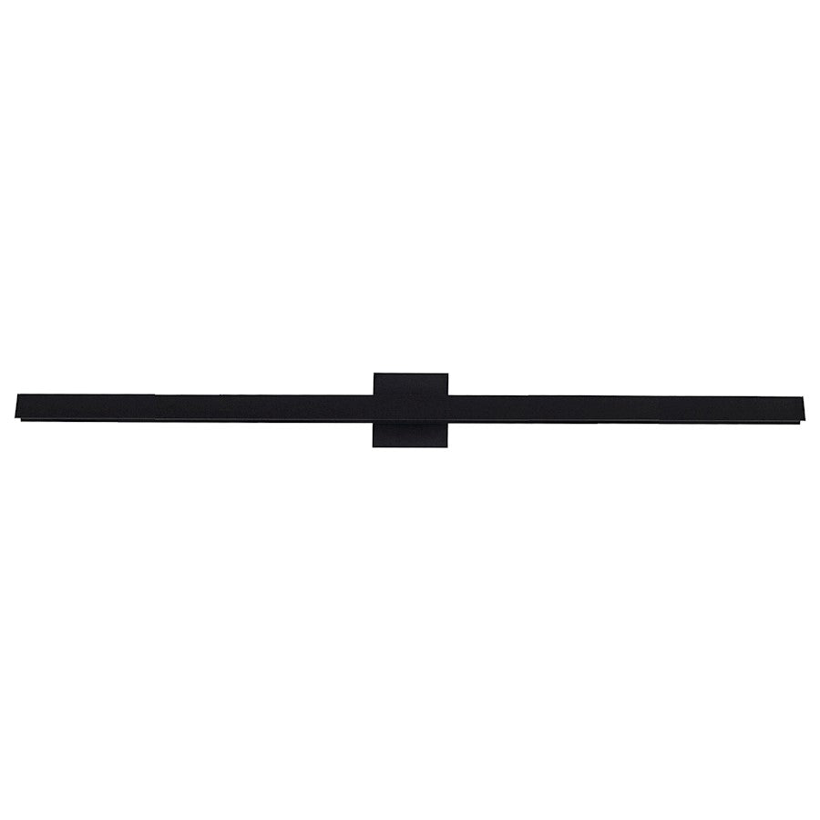 Kuzco Galleria 37" LED Wall Sconce, Black/White Acrylic Diffuser - WS10437-BK