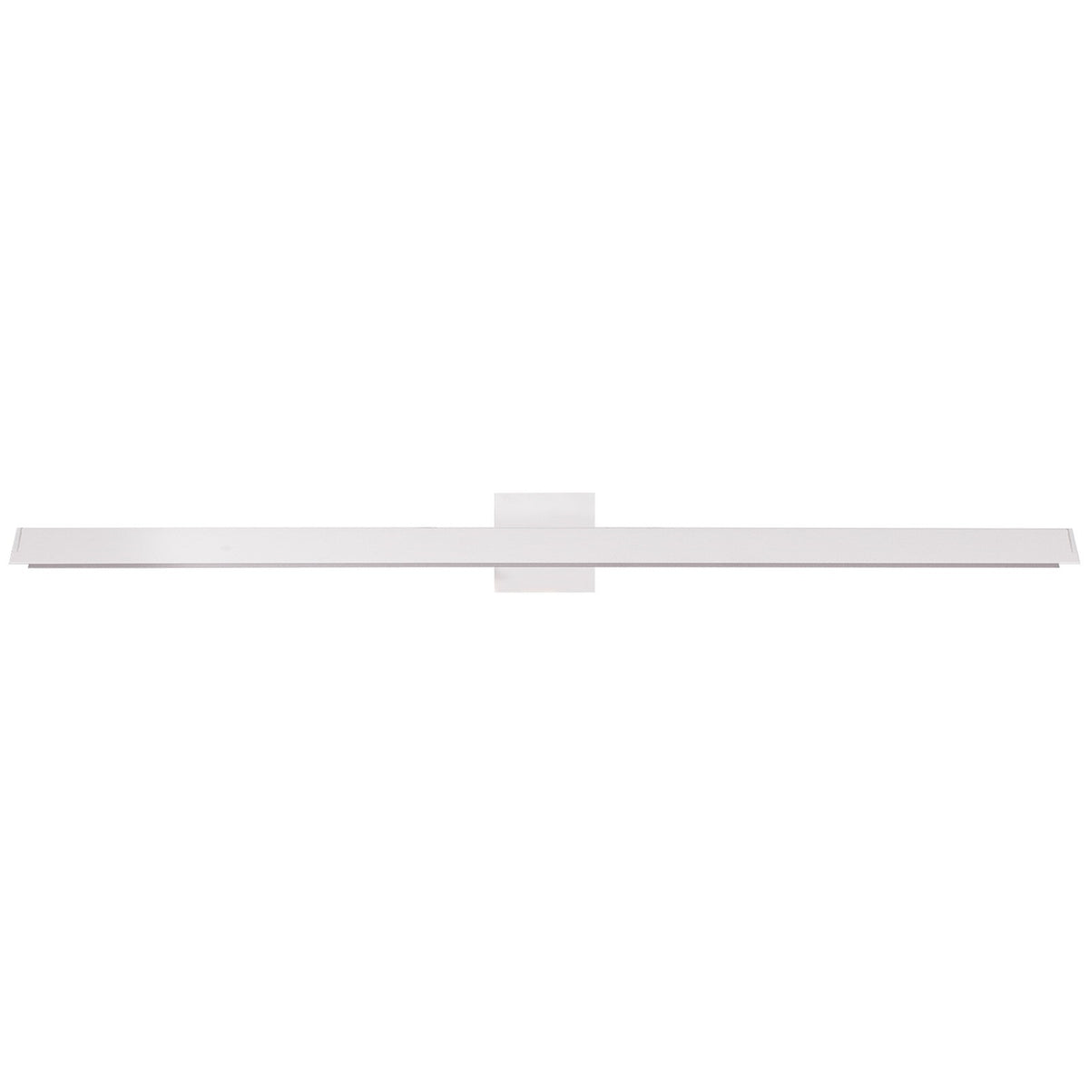 Kuzco Galleria 37in 1-Light Wall Sconce | Modern White Aluminum and White Acrylic Diffuser | Living Room & Artwork Accent | Model WS10437-WH-2700K