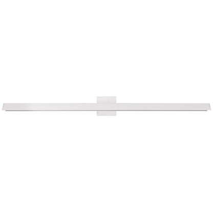 Kuzco Galleria 37in 1-Light Wall Sconce | Modern White Aluminum and White Acrylic Diffuser | Living Room & Artwork Accent | Model WS10437-WH-2700K