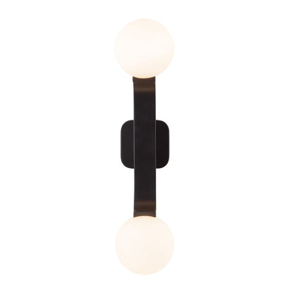 Kuzco Briar 22" Blk Wall Sconce, Blk - WS11522-BK