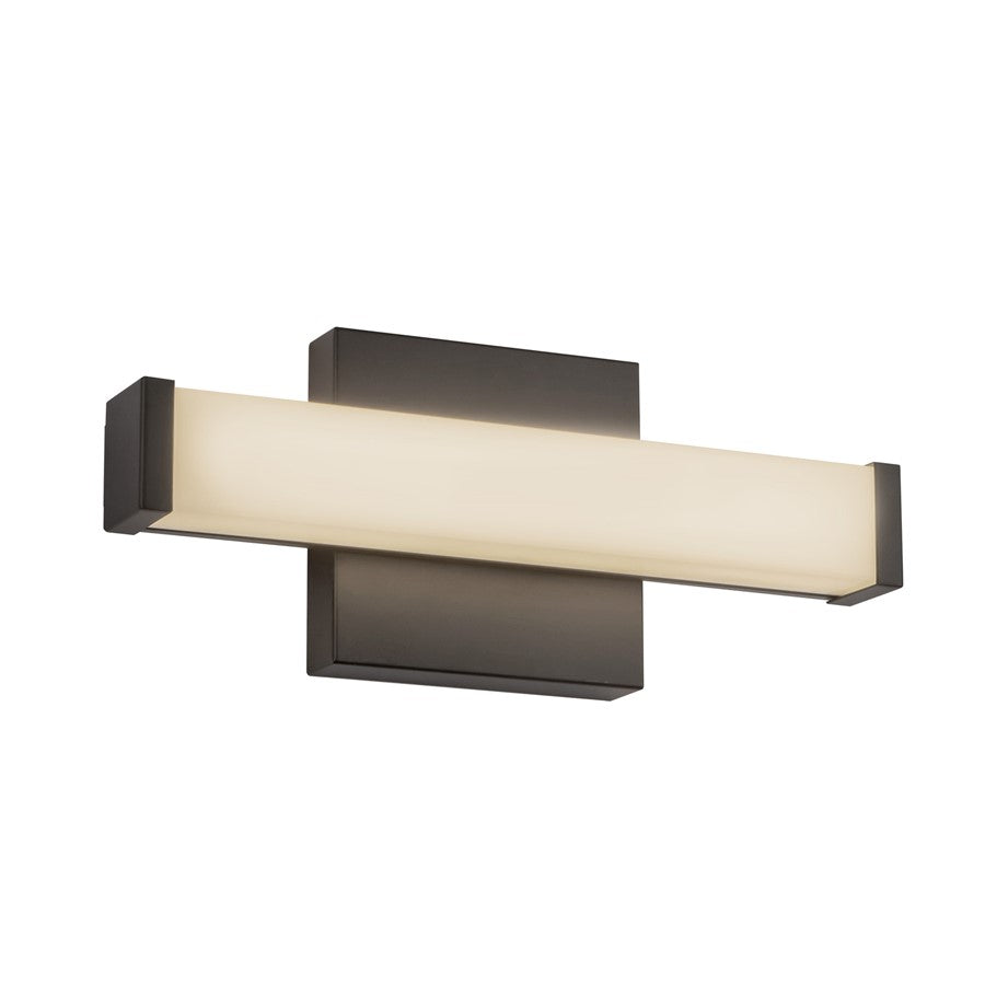 Kuzco Geri 12" Black Dimmable LED Wall Sconce, Black